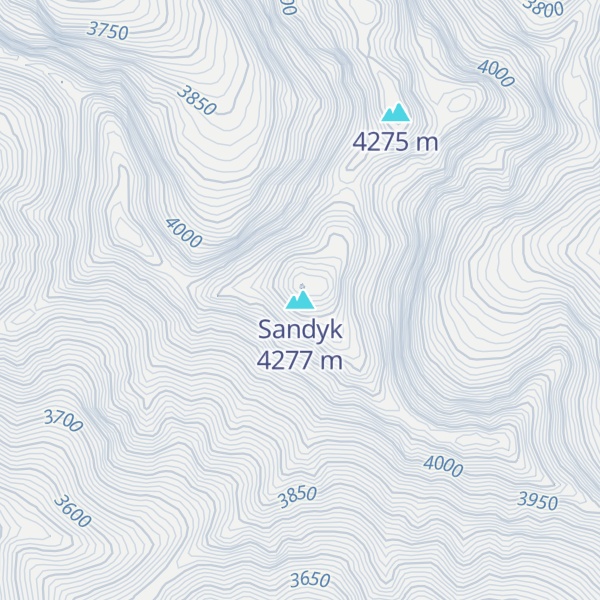 Map of Sandyk