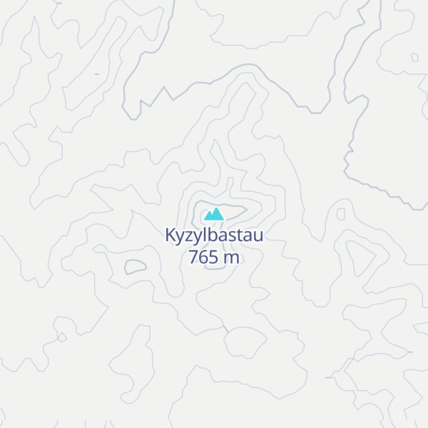 Map of Kyzylbastau