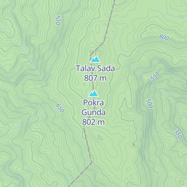 Map of Pokra Gunda