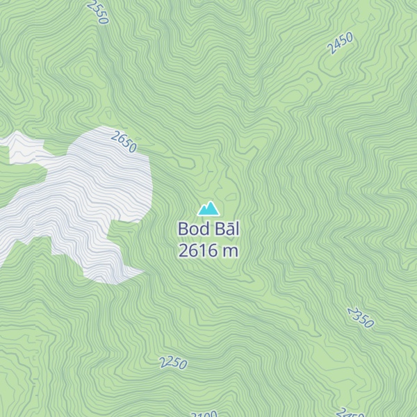 Map of Bod Bāl