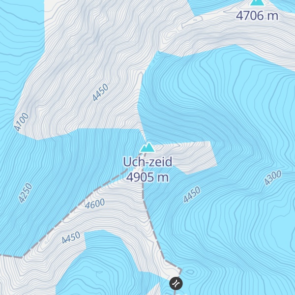 Map of Uch-zeid