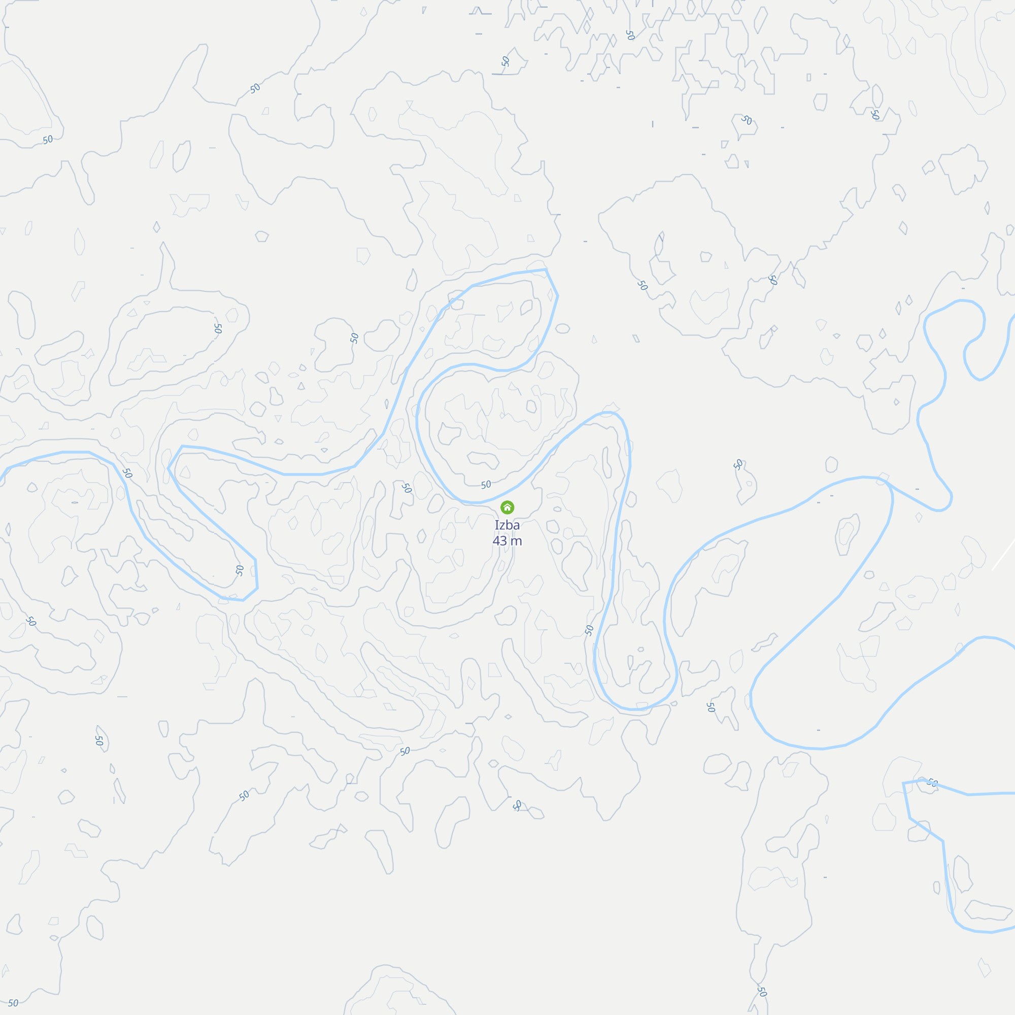 Izba map