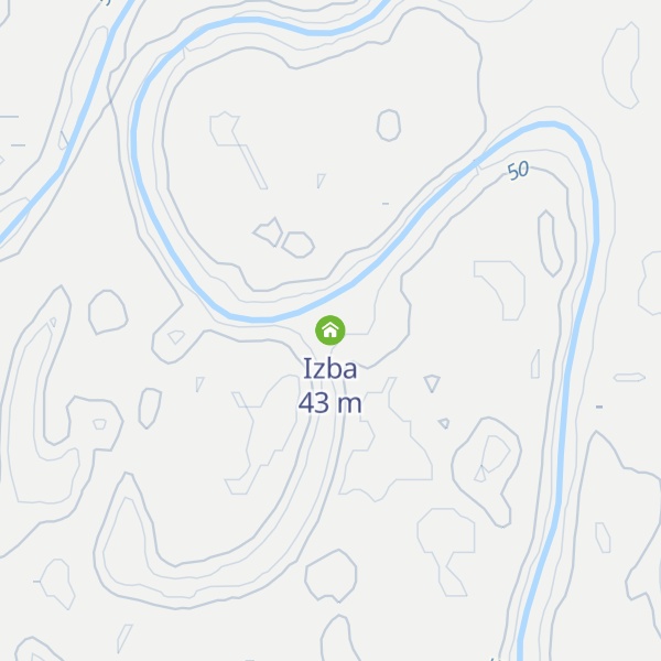 Map of Izba
