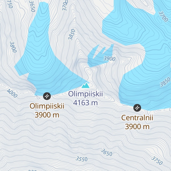 Map of Olimpiiskii