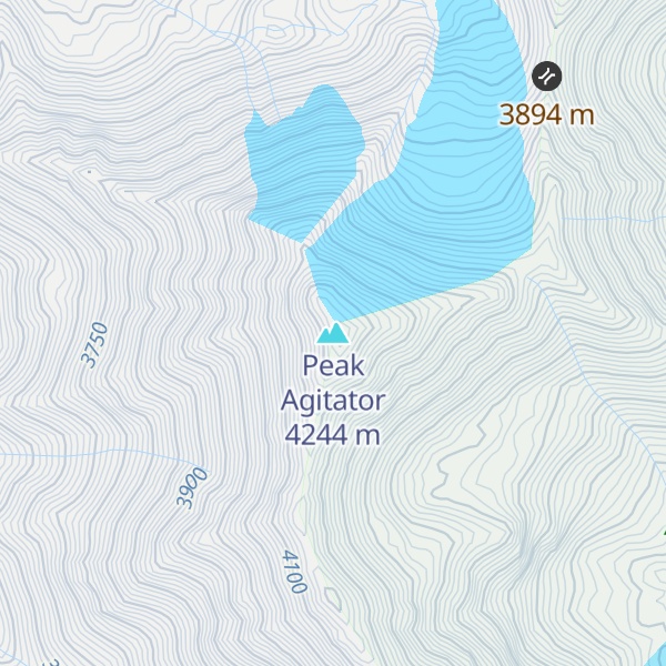Map of Peak Agitator