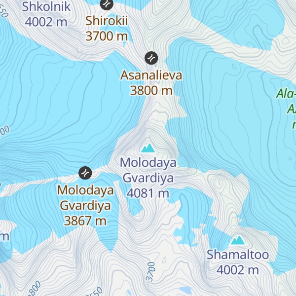 Map of Molodaya Gvardiya