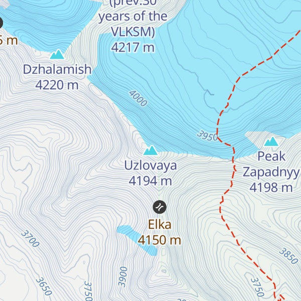 Map of Uzlovaya