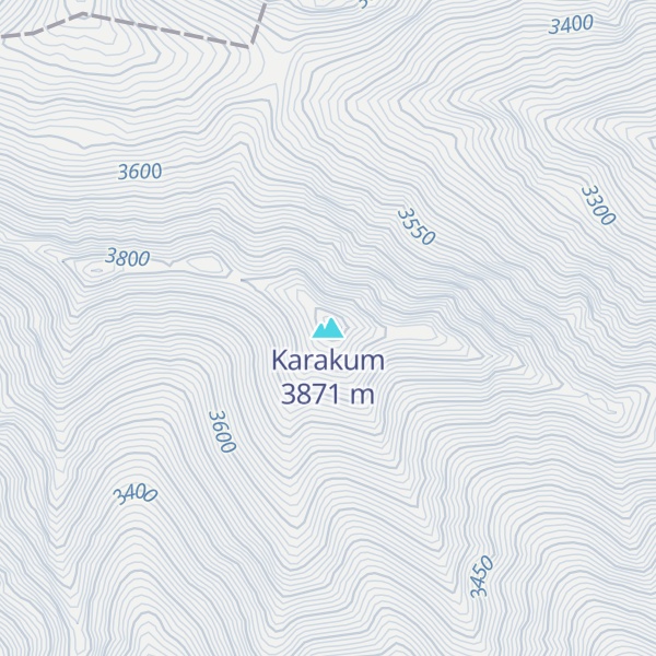 Map of Karakum