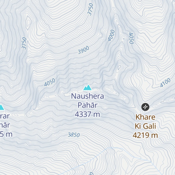 Map of Naushera Pahār