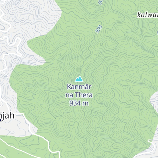 Map of Kanmār na Thera