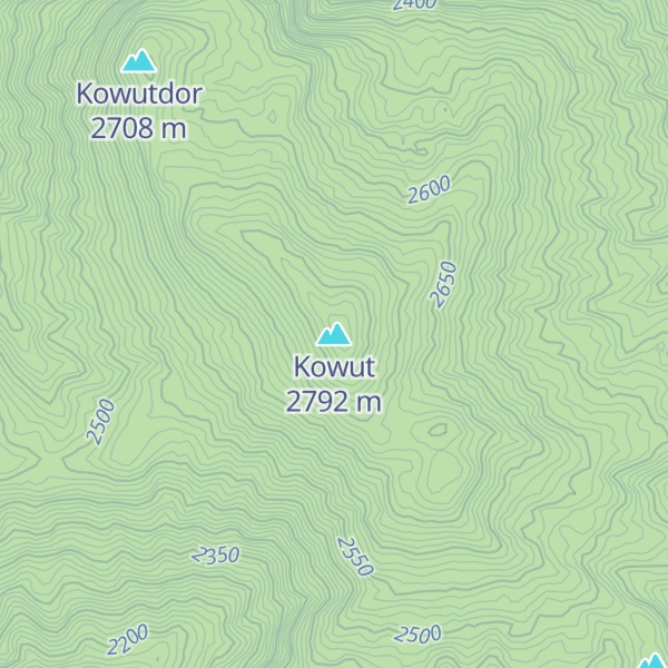 Map of Kowut