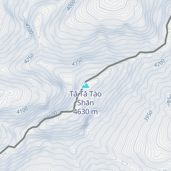 Map of Tǎ Tǎ Tào Shān