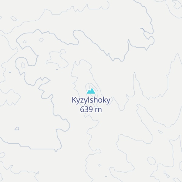 Map of Kyzylshoky