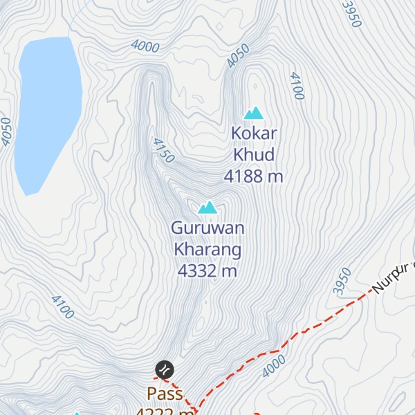 Map of Guruwan Kharang