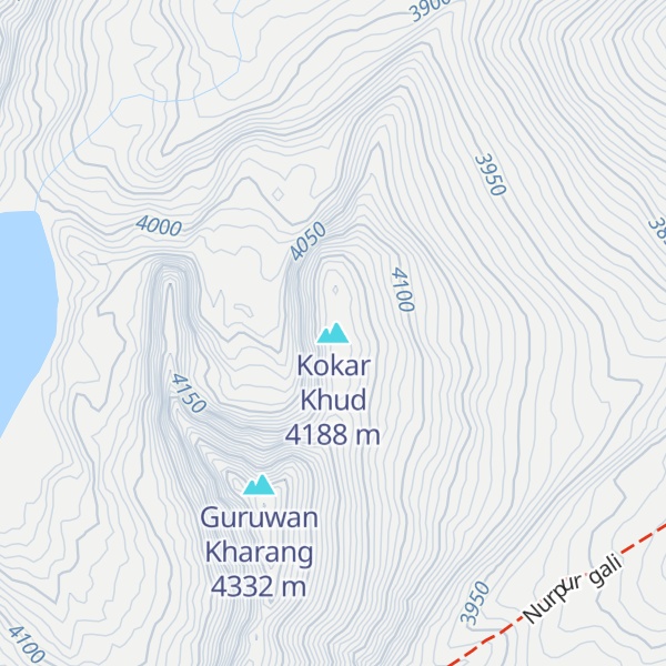 Map of Kokar Khud