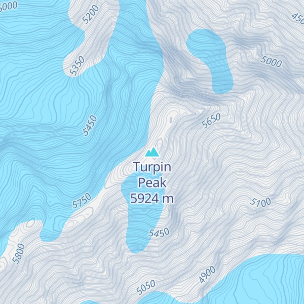 Map of Turpin Peak