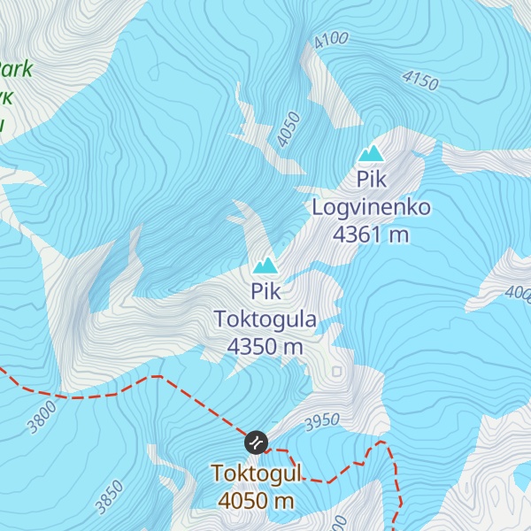 Map of Pik Toktogula