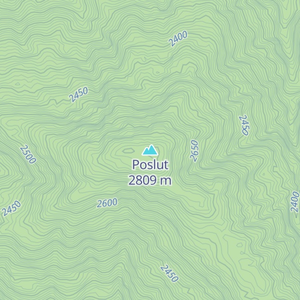 Map of Poslut