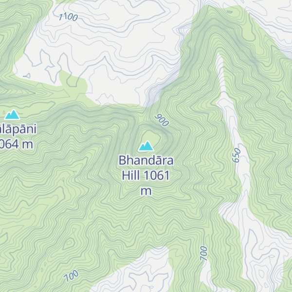 Map of Bhandāra Hill