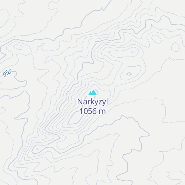 Map of Narkyzyl