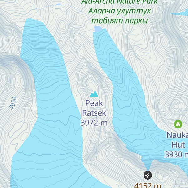 Map of Peak Ratsek