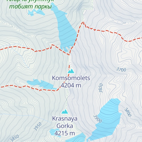 Map of Komsomolets