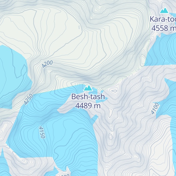 Map of Besh-tash