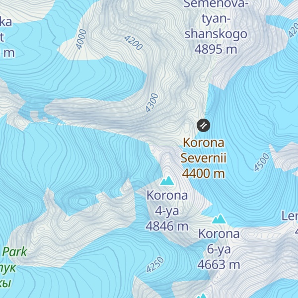 Map of Korona 2-ya