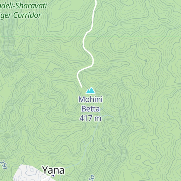 Map of Mohini Betta