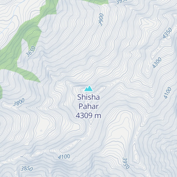Map of Shisha Pahar