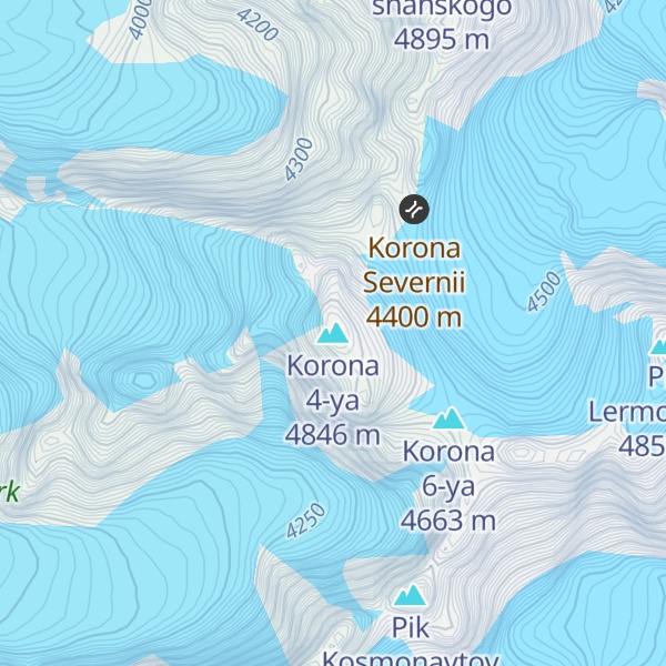 Map of Korona 4-ya
