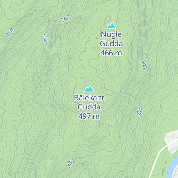 Map of Bālekant Gudda