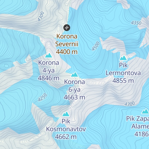 Map of Korona 6-ya