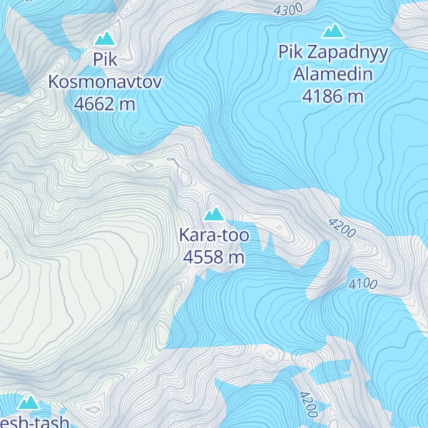 Map of Kara-too