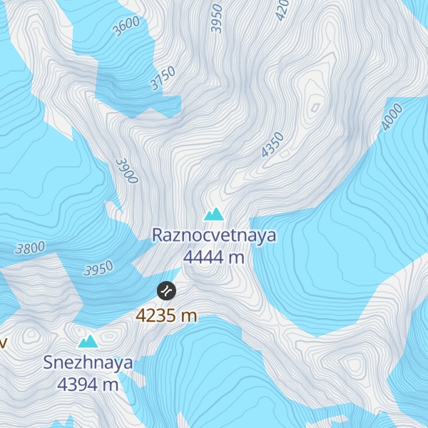 Map of Raznocvetnaya