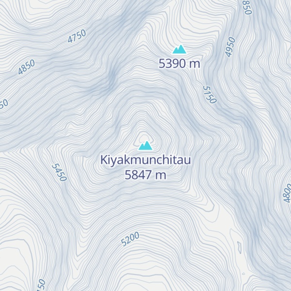 Map of Kiyakmunchitau
