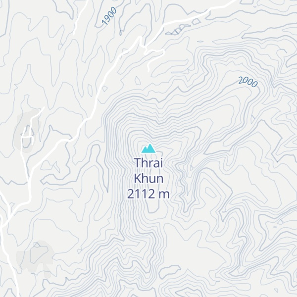 Map of Thrai Khun