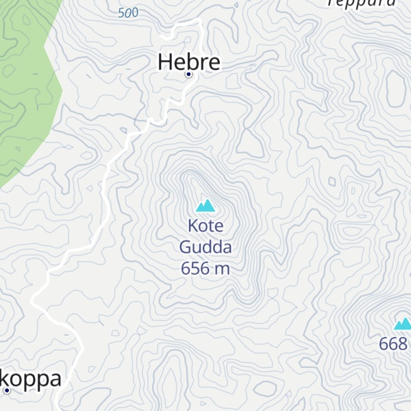 Map of Kote Gudda