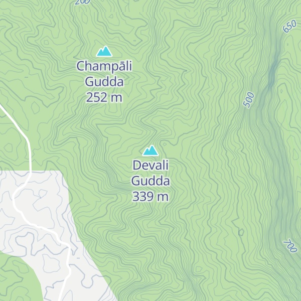 Map of Devali Gudda