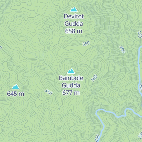Map of Bainbole Gudda