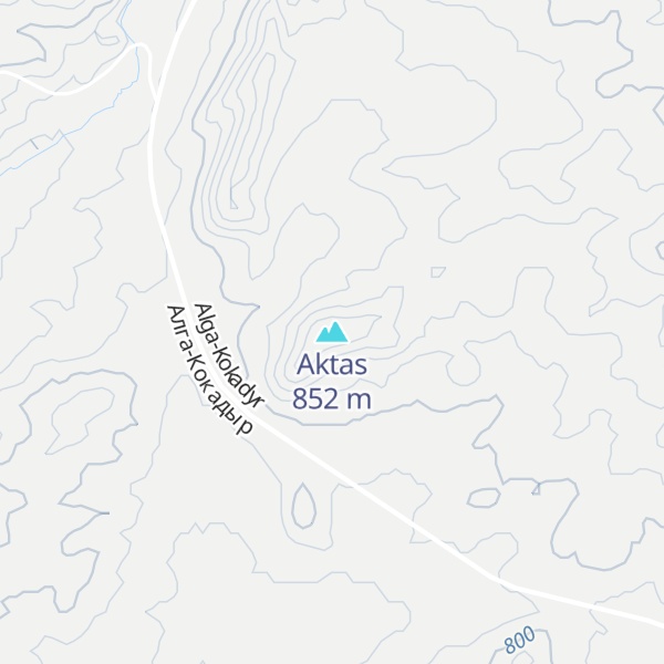 Map of Aktas