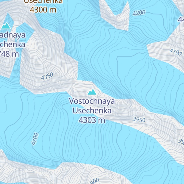 Map of Vostochnaya Usechenka