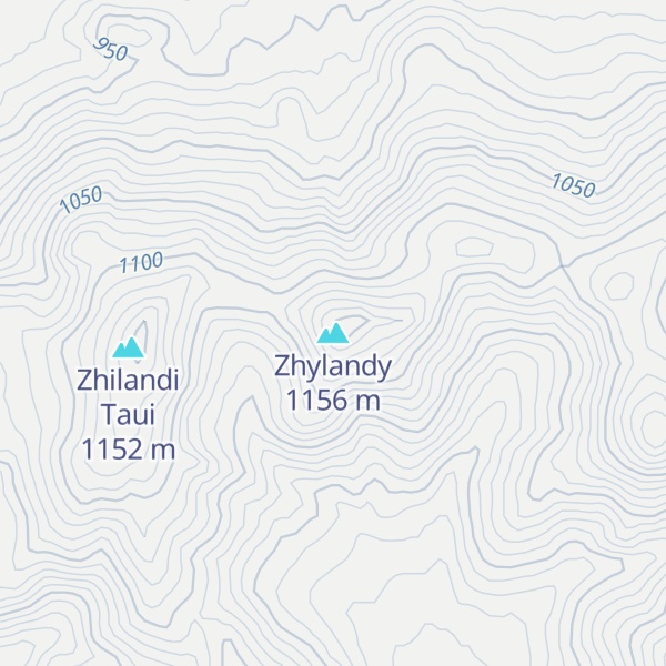 Map of Zhylandy
