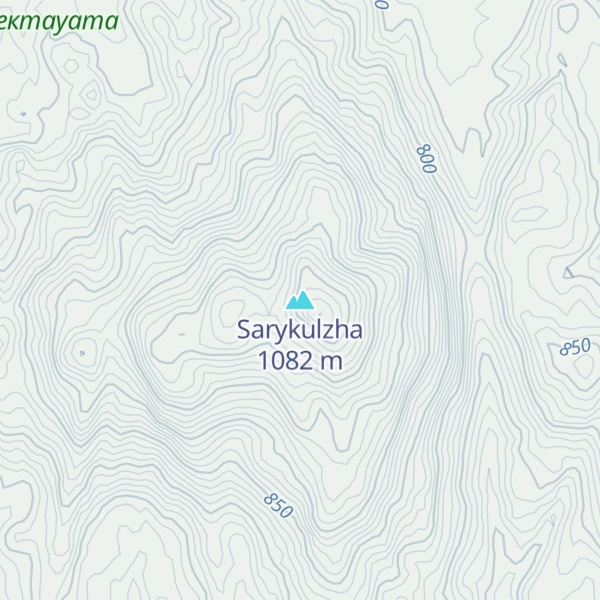 Map of Sarykulzha