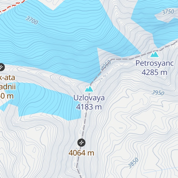 Map of Uzlovaya