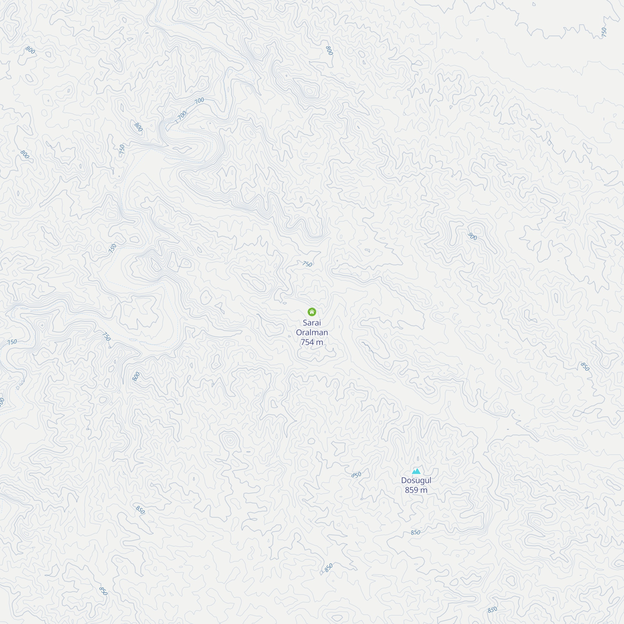 Sarai Oralman map