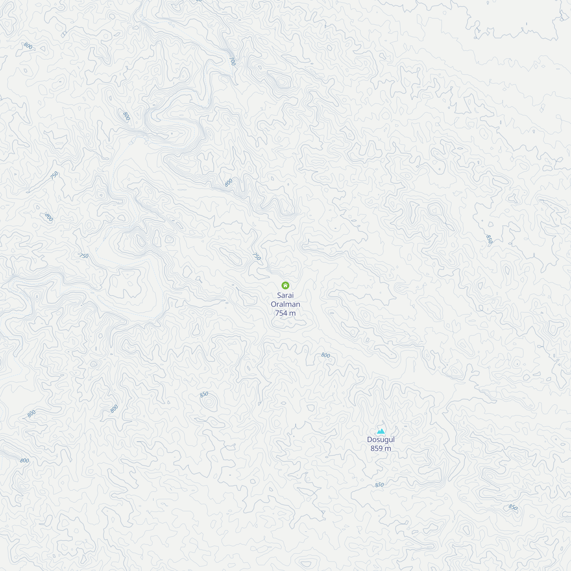 Sarai Oralman map