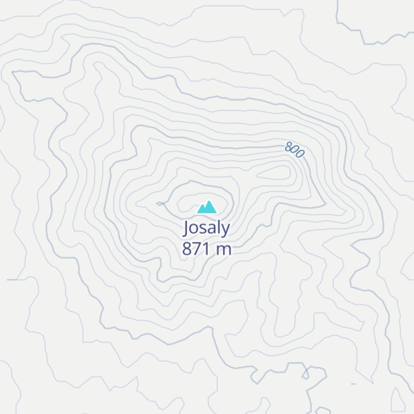 Map of Josaly