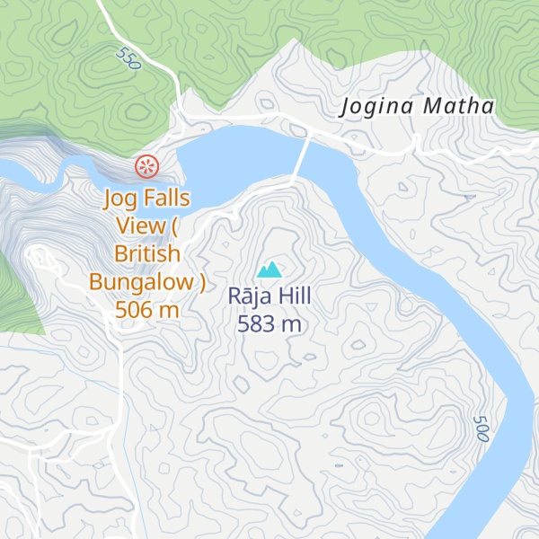 Map of Rāja Hill