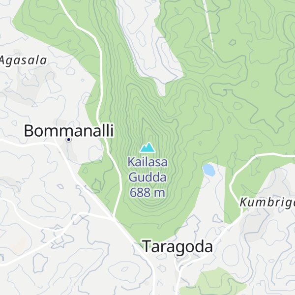 Map of Kailasa Gudda